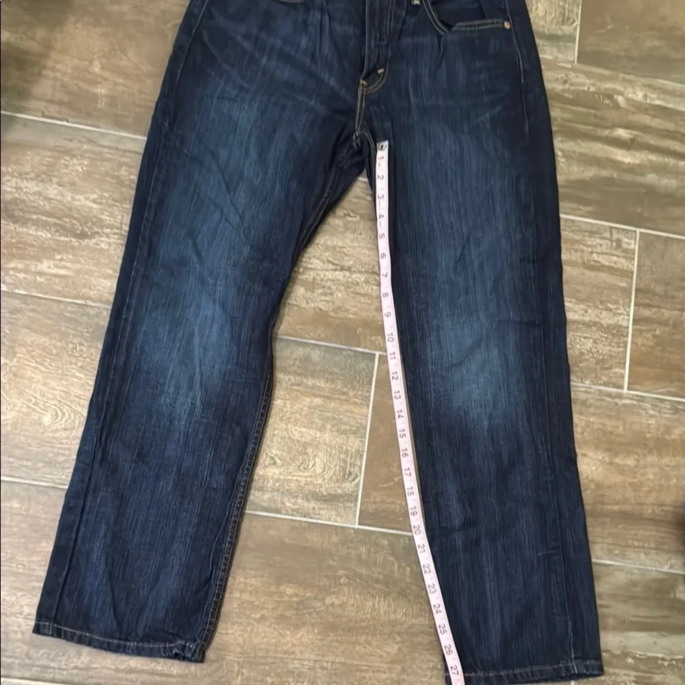 Levi's Blue Straight Jeans with Classic Indigo Wash